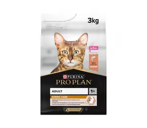 Purina Pro Plan Cat Derma Care Adult losos 3kg / Granule pro kočky / k udržení zdravé kůže a krásné srsti
