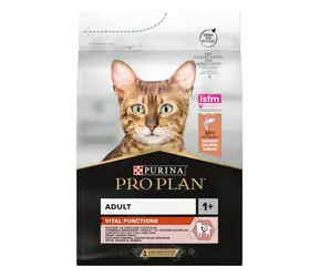 Purina Pro Plan Cat Vital Function Adult losos 3kg / Granule pro kočky / pro dospělé kočky