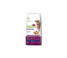 Trainer Natural Cat STERILISED losos 10kg / Granule pro kočky / pro sterilizované dospělé kočky
