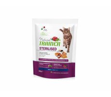 Trainer Natural Cat STERILISED losos 300g / Granule pro kočky / pro sterilizované dospělé kočky