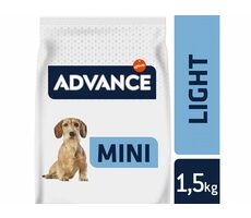 ADVANCE DOG MINI Light 1.5kg / Granule pro psy /  pro dospělé psy malých plemen