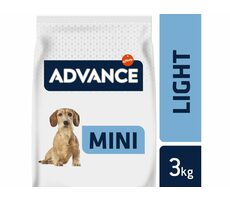 ADVANCE DOG MINI Light 3kg / Granule pro psy /  pro dospělé psy malých plemen