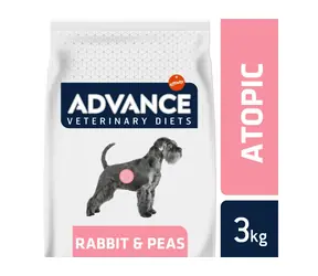 ADVANCE-VD Dog Avet Dog Atopic MED/MAX kralik 3kg / Granule pro psy 