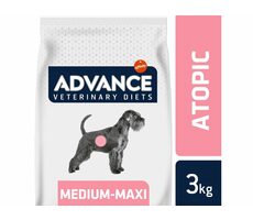 ADVANCE-VD Dog Avet Dog Atopic MED/MAX pstruh 3kg / Granule pro psy 