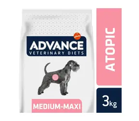 ADVANCE-VD Dog Avet Dog Atopic MED/MAX pstruh 3kg / Granule pro psy 