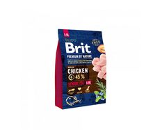 Brit Premium by Nature Senior L+XL 3kg / Granule pro psy / starší psy 7+ let velkých a extra velkých plemen 25-90kg