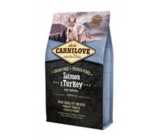 Carnilove Salmon & Turkey for Puppies 4 kg / Holistické kompletní krmivo pro štěňata 