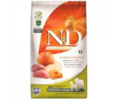 N&D Grain Free Pumpkin Adult Medium/Large Boar & Apple 12kg / Krmivo pro dospělé psy středních a velkých plemen