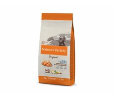 Nature´s variety original pro střední psy s lososem 12kg / Krmivo pro dospělé psy středních i velkých plemen 