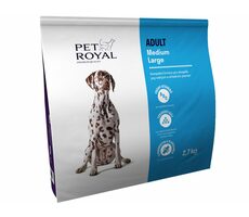 Pet Royal Adult Medium Large 2.7kg / Kompletní krmivo pro dospělé psy středních a velkých plemen