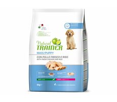 Trainer Natural Maxi Puppy čerstvé kuře 3kg / Kompletní superprémiové krmivo pro štěňata (od 2 měsíců) velkých a obřích 