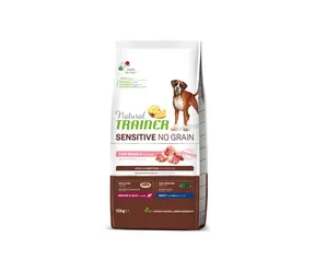 Natural Trainer Sensitive dog NO GRAIN  M/M vepřové 12kg / Kompletní krmivo pro dospělé psy středních a velkých plemen