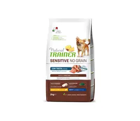 Natural Trainer Sensitive dog NO GRAIN MINI pstruh 2kg / Kompletní krmivo pro dospělé psy malých a miniaturních plemen