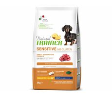 Trainer Natural Sensitive No gluten Adult Mini jehněčí 2kg / Kompletní krmivo pro malá plemena psů