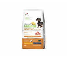Trainer Natural Sensitive No gluten Adult Mini vepřové 2kg / Kompletní krmivo pro dospělé psy malých plemen