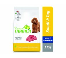 Trainer Natural Small&Toy Adult hovězí a rýže 7kg / Superprémiové krmivo pro dospělé psy malých a miniaturních plemen