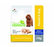 Trainer Natural Small&Toy Adult kuře a rýže 7kg / Superprémiové krmivo pro dospělé psy malých a miniaturních plemen