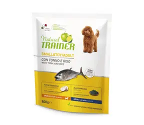 Natural Trainer Small&Toy Adult ryba a rýže 800g / Kompletní krmivo pro dospělé psy malých a miniaturních pleme