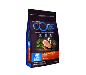 Wellness Core Dog Original Adult Large kuře 10kg / Krmivo pro dospělé psy velkých plemen
