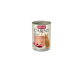 Animonda Konzerva kuře+krůta+kachní srdce 400g / Konzerva pro dospělé kočky