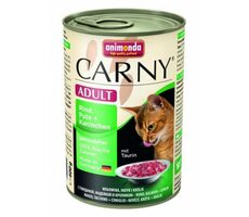 Animonda Carny konzerva pro kočky hovězí+krůta+králík 400g