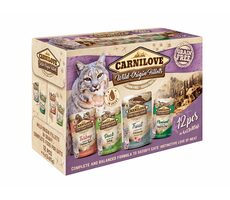 Carnilove cat pouch MULTIPACK (12x85g) / Kapsičky pro kočky