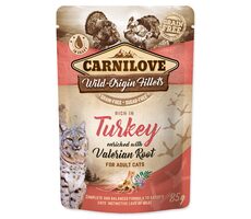 Carnilove Cat Pouch Turkey with Valerian 85g / Kapsička pro kočky