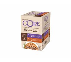 Wellness Core Cat Tender Multipack krůtí výběr Kapsička 510g