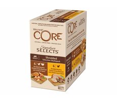 Wellness Core Cat Selects Shredded Multipack Konzerva 632g (8 x 79 g)