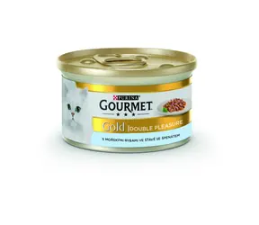 Purina Gourmet Gold s mořskými rybami 85g / Konzerva pro kočky