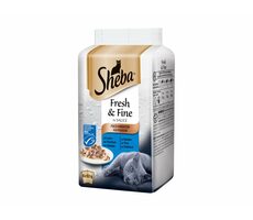 Sheba Fresh & Fine Rybí výběr 6pack 300g / Kapsička pro kočky