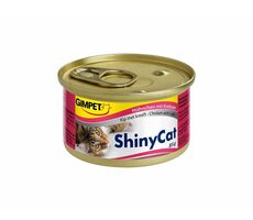 GIMBORN Gimpet ShinyCat kuře+krab Konzerva 70g