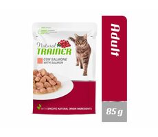 Natural Trainer Cat adult losos 85 g / Kapsička pro kočky
