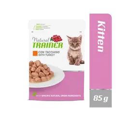 Natural Trainer Cat K&Y krůta 85 g / Kapsička pro kočky