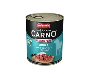 Animonda GranCarno Adult konzerva pro psy losos+špěnát 400g