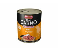 Animonda GranCarno Adult konzerva pro psy hovězí+kachní srdce 400g