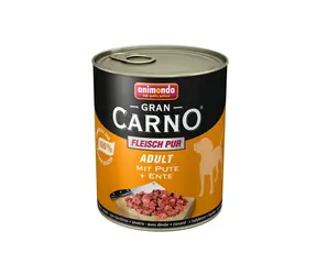 Animonda GranCarno Adult konzerva pro psy hovězí+kachní srdce 400g
