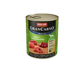Animonda GranCarno Adult konzerva pro psy hovězí+kachní srdce 800g