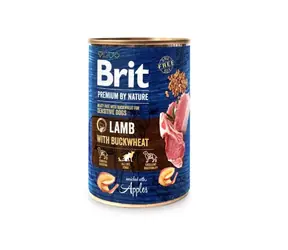 Brit Premium by Nature Lamb with Buckwheat 400g / Konzerva pro psy