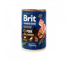 Brit Premium by Nature Pork with Trachea 400g / Konzerva pro psy
