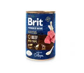 Brit Premium by Nature Beef with Tripes 800 g / Konzerva pro psy