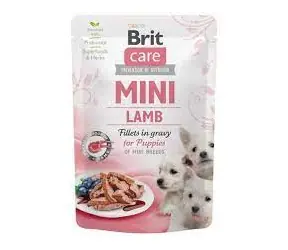 Brit Care Mini Puppy Lamb fillets in gravy 85g / Kapsička pro psy