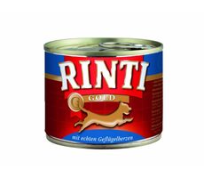 Finnern Rinti Gold konzerva pro psy drůbeží srdce 185g