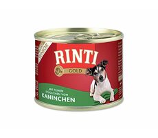 Finnern Rinti Gold Senior konzerva pro psy králík 185g