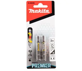 Makita E-03349 Impact Premier (E-form) Sada torzních bitů T20-50mm (2 ks)
