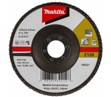 Makita D-27517 / brusný lamelový kotouč 125 mm Z120