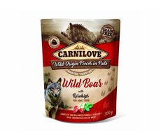 Carnilove Dog Paté Wild Boar with Rosehips 300g / Kapsička pro psy
