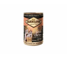Carnilove Wild Meat Salmon&Turkey Puppies 400g / Konzerva pro psy