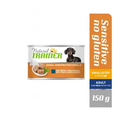 Natural Trainer SENSITIVE Adult S&T Pstruh 150 g LT / Konzerva pro psy