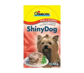 GIMBORN ShinyDog konzerva kuřecí+hovězí 2x85g / Konzerva pro psy